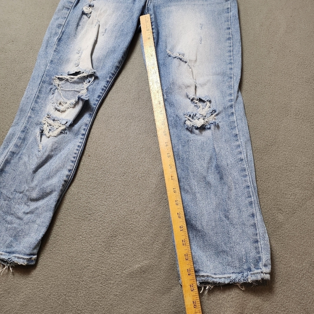 Judy Blue Distressed straight leg jeans Size 5 / 27 - Picture 11 of 12